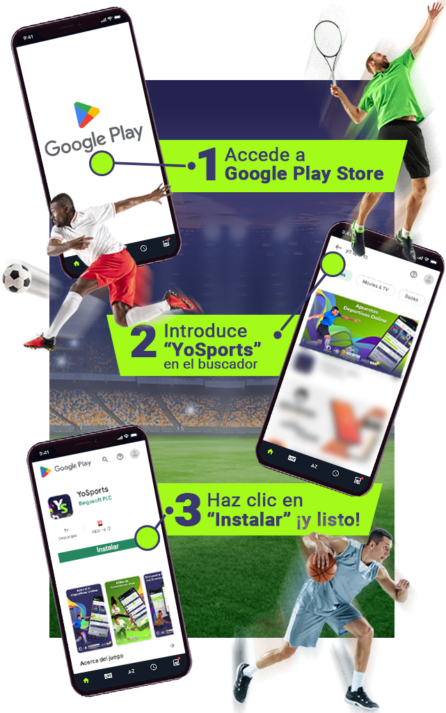 Nueva app de YoSports disponible en Google Play