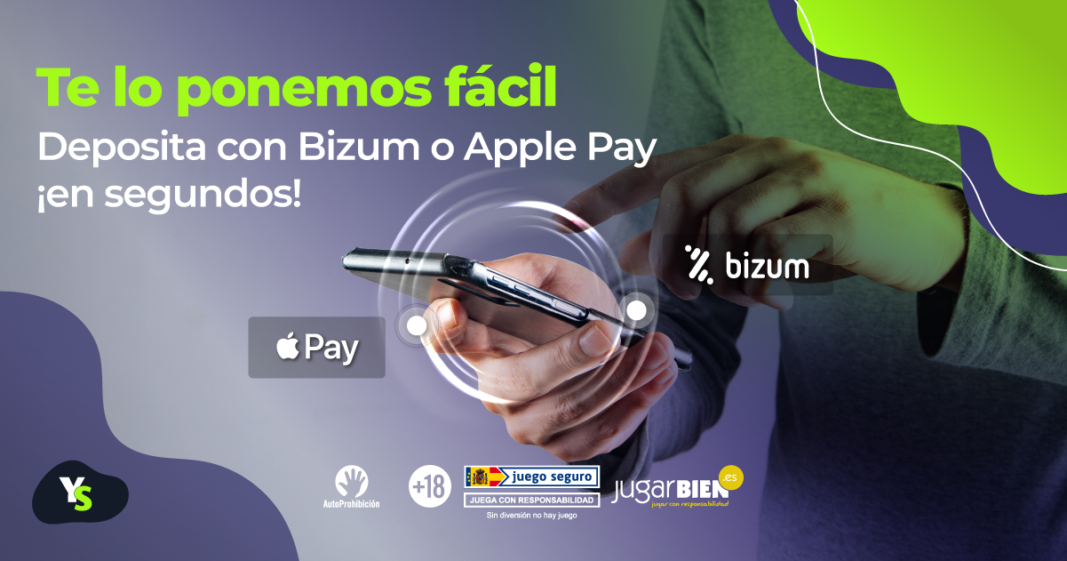 Ahora Bizum y Apple Pay disponibles en los métodos de pago