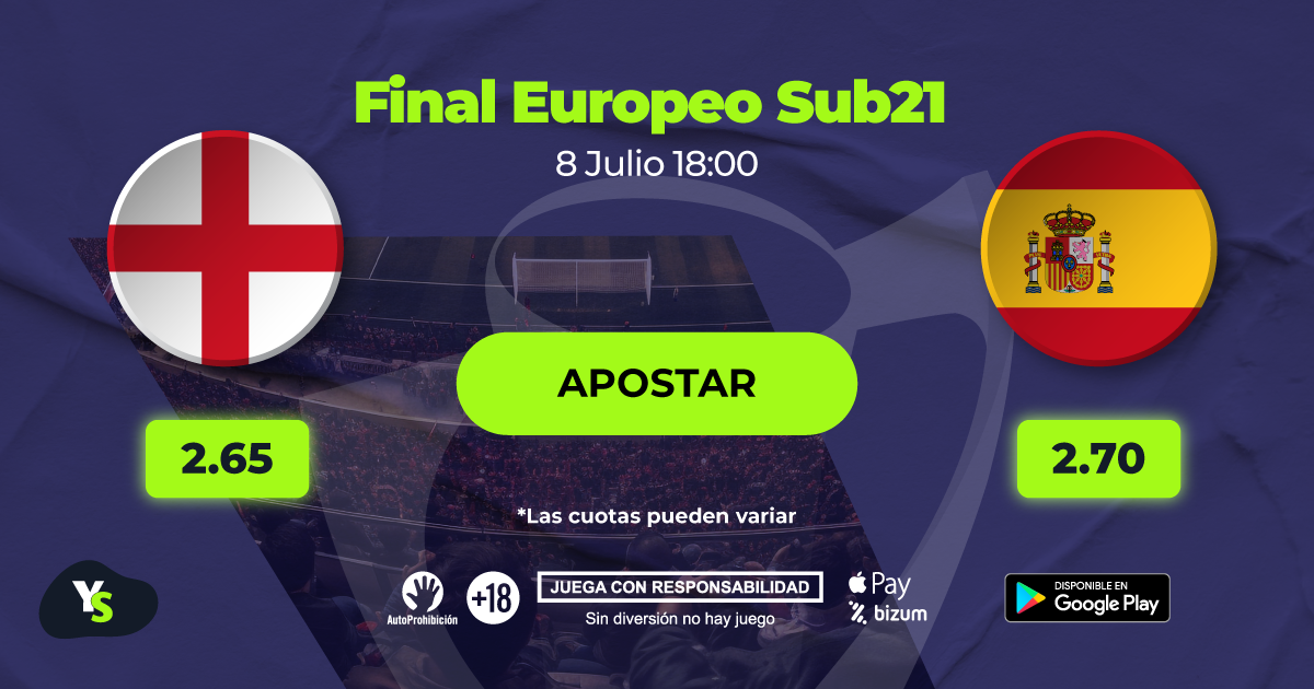 España se medirá a Inglaterra en la final del Europeo sub-21