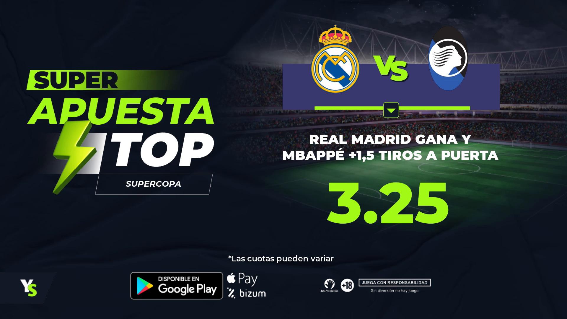 Mbappé empieza a ser Top en Real Madrid vs Atalanta