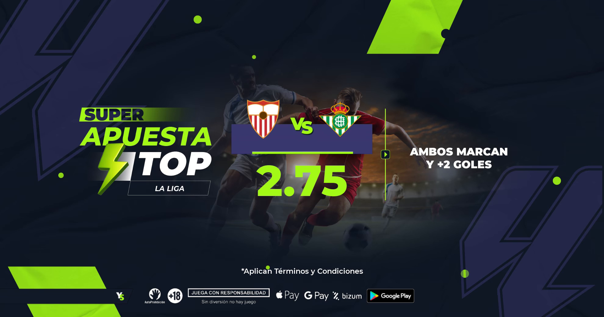 Goles para todos los gustos en la Apuesta Top del Sevilla vs Betis