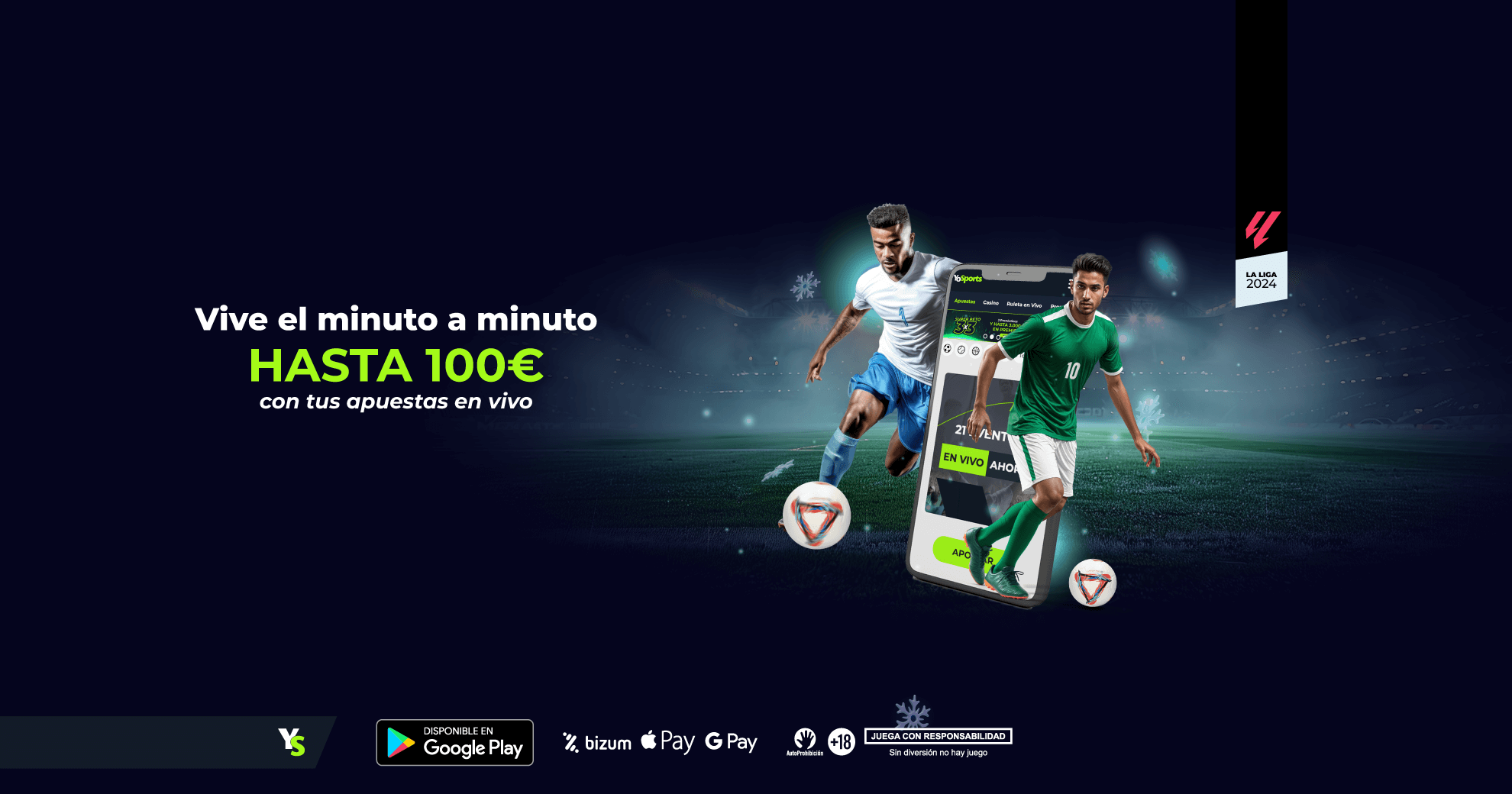 Hasta 100€ en Apuesta Gratis con la Liga EA Sports