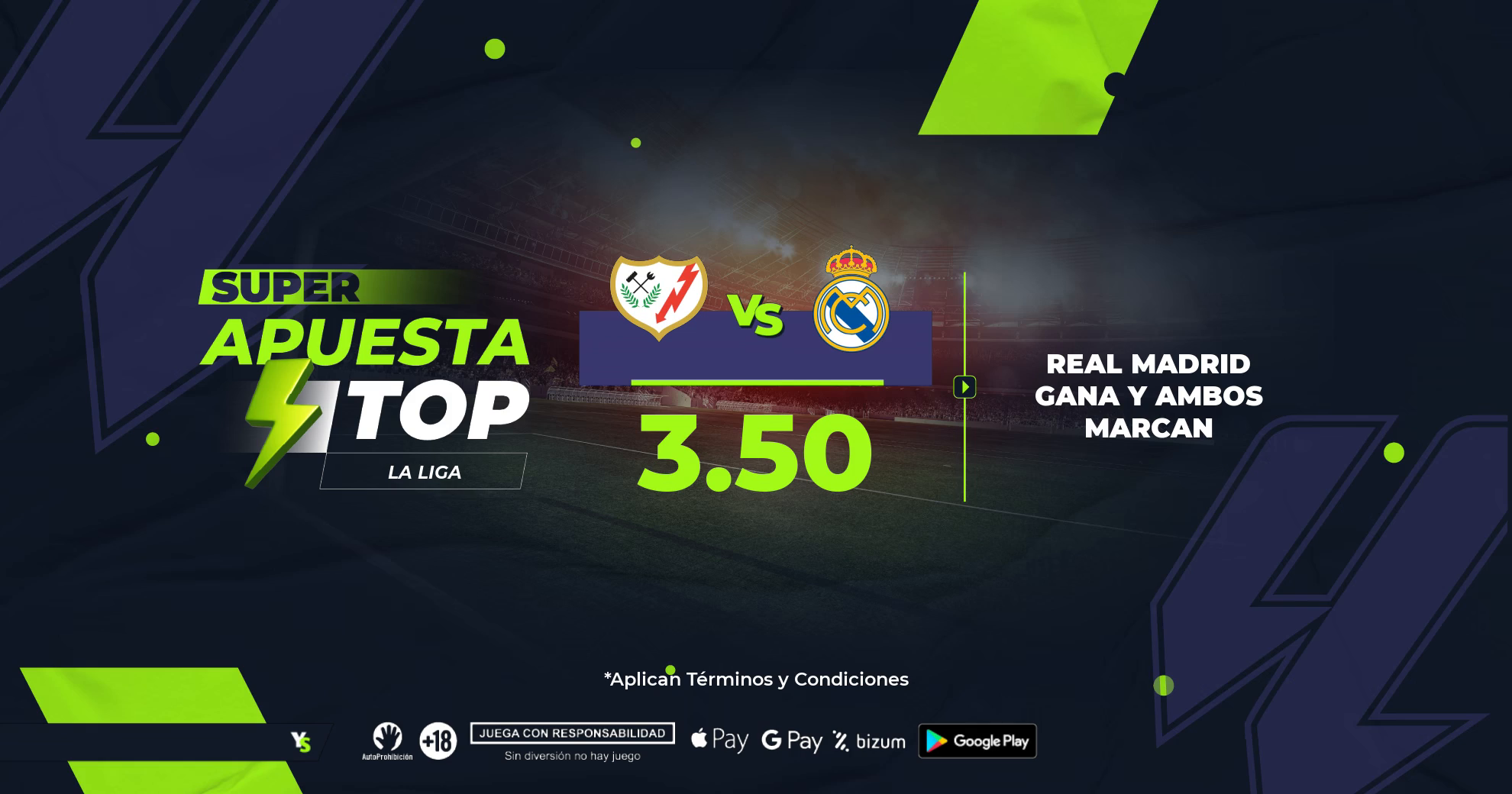 Rayo Vallecano vs Real Madrid: Una cuota 3.50 en un derbi top