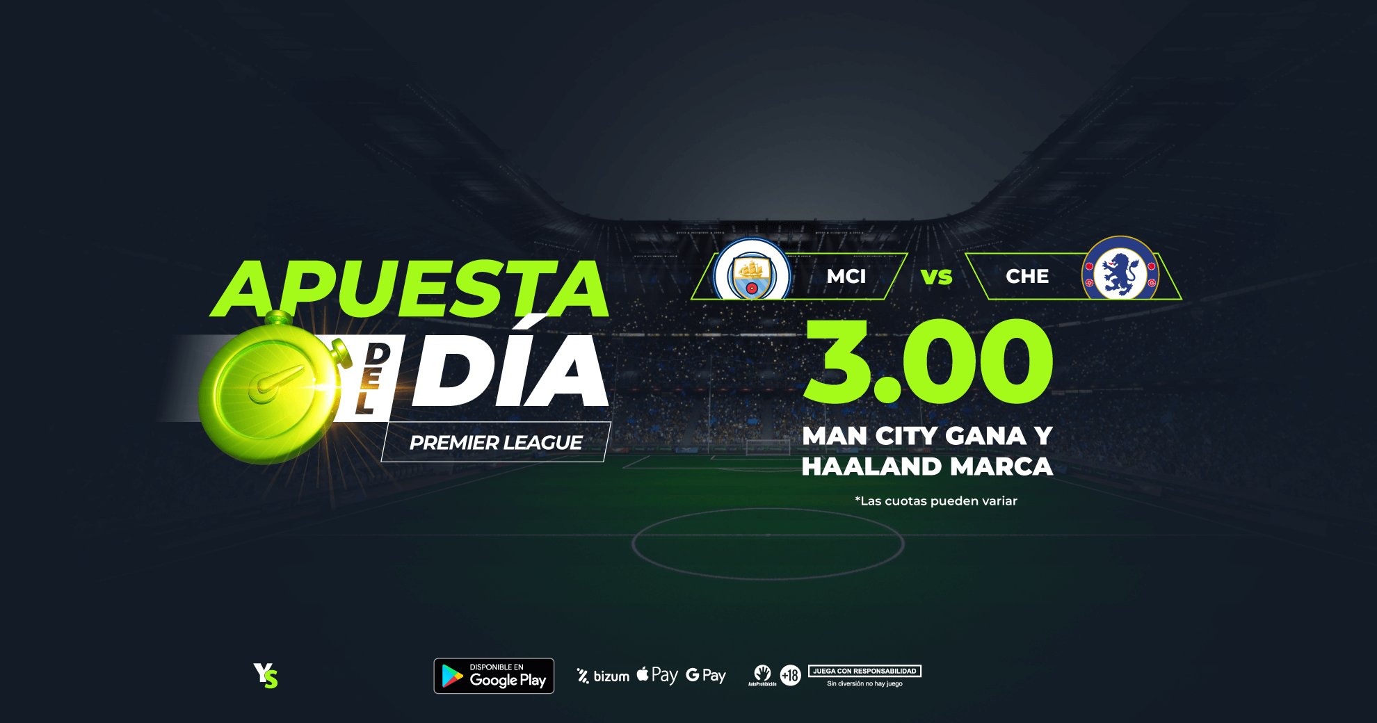 Manchester City vs Chelsea: Pronosticamos goles en el Etihad