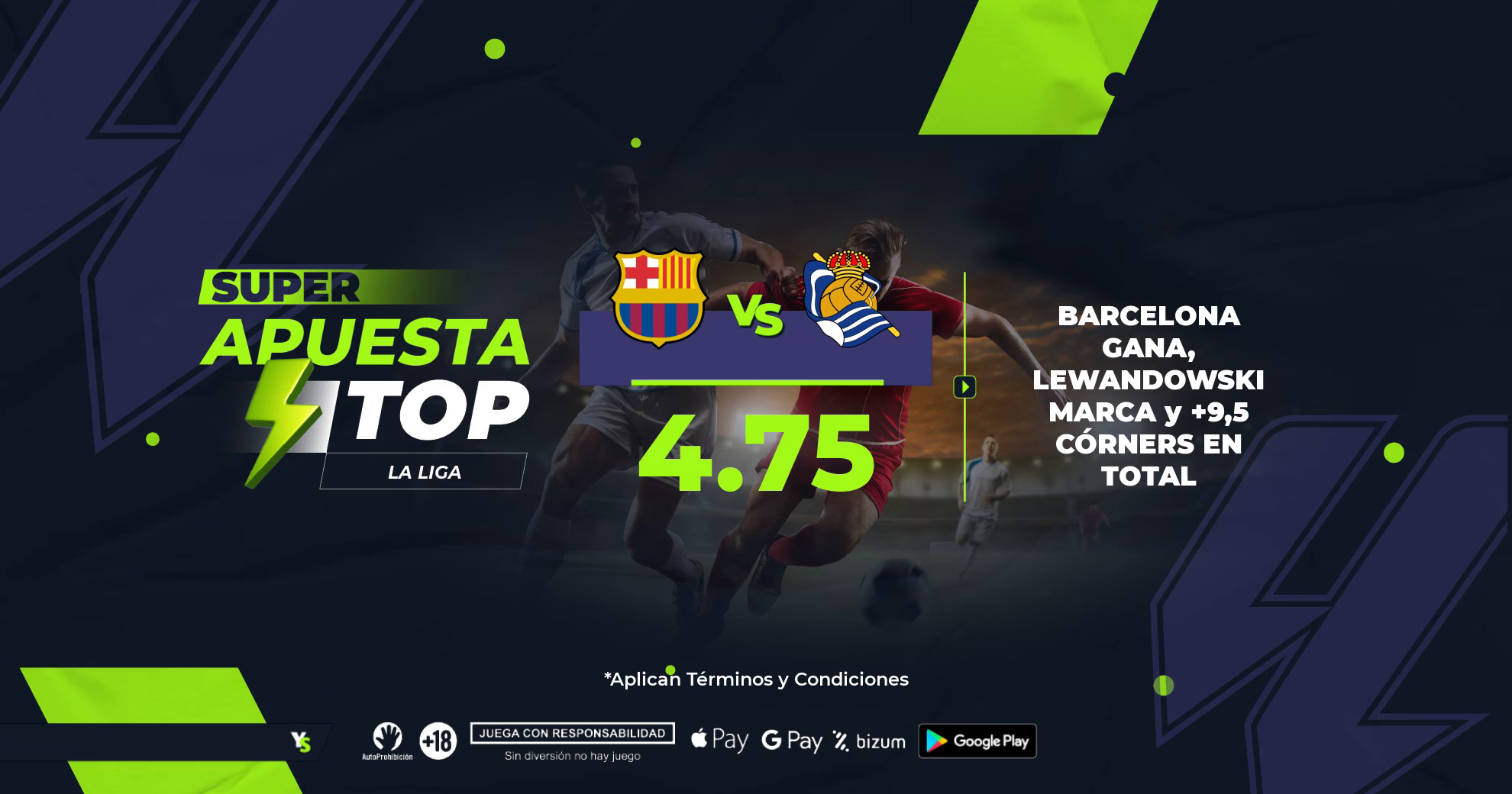 Una Apuesta Top que roza el 5.00 para el partido del Barcelona