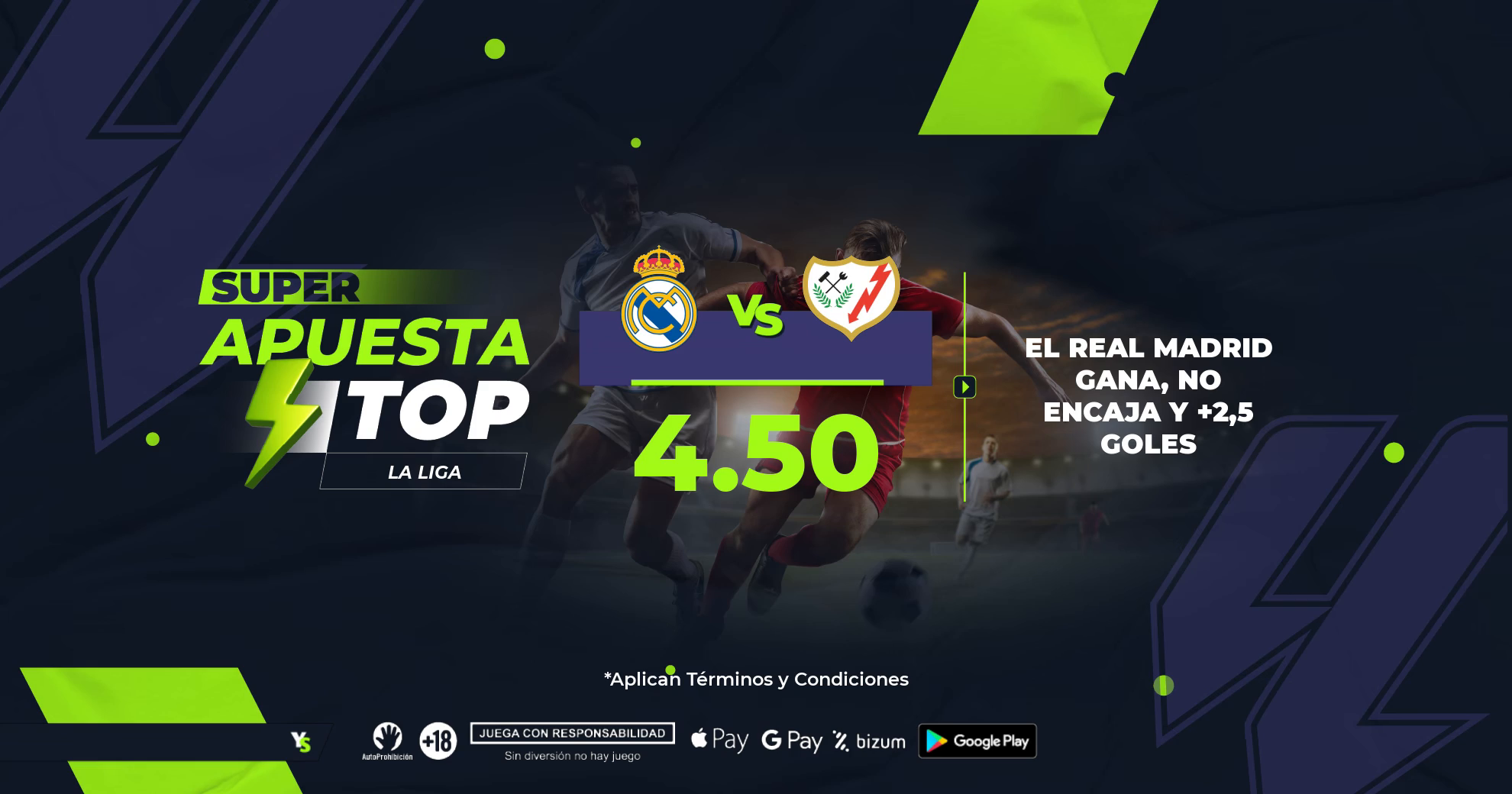 Derbi en el Bernabéu con Apuesta Top incluida