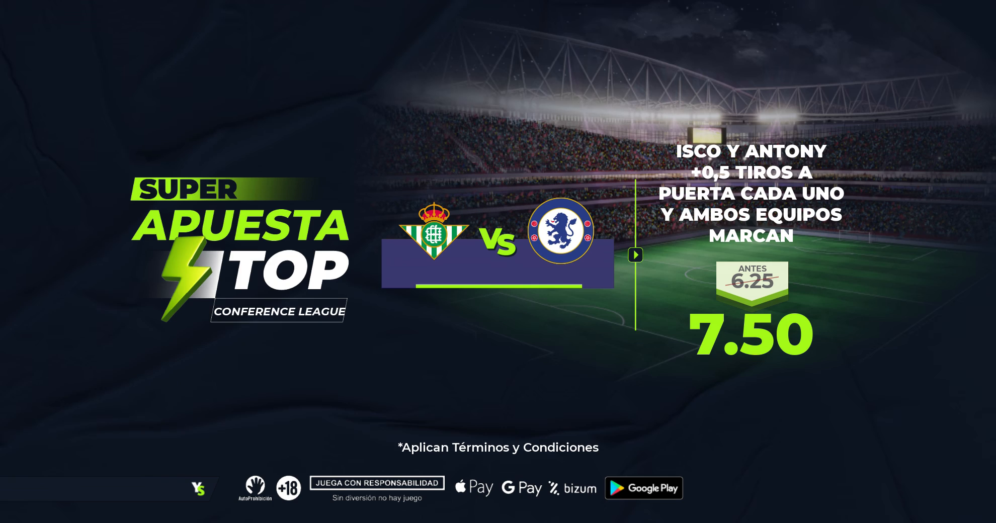 Isco, Antony y goles para la Final de la Conference