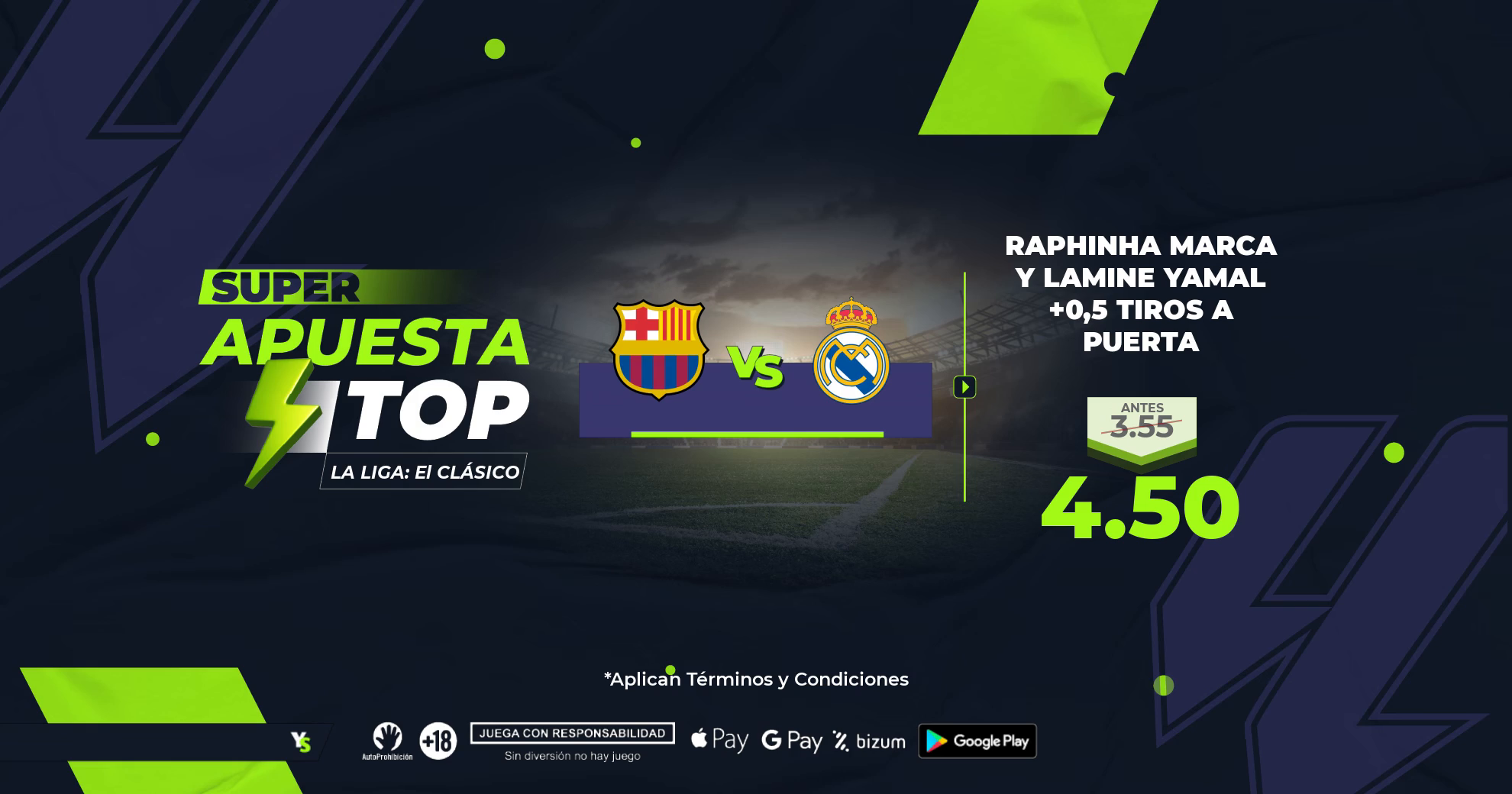 El Clásico de la Liga: Los mercados especiales del Barça vs Madrid