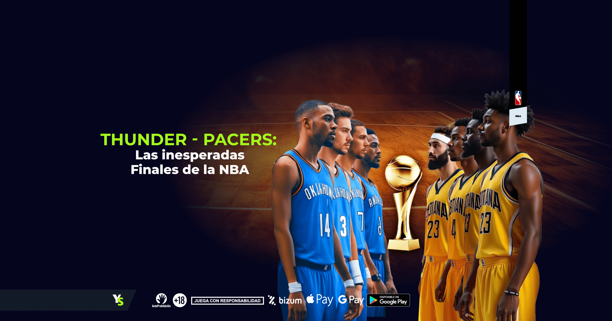 Final de la NBA: Oklahoma City Thunder, a una victoria de la gloria frente a Indiana Pacers