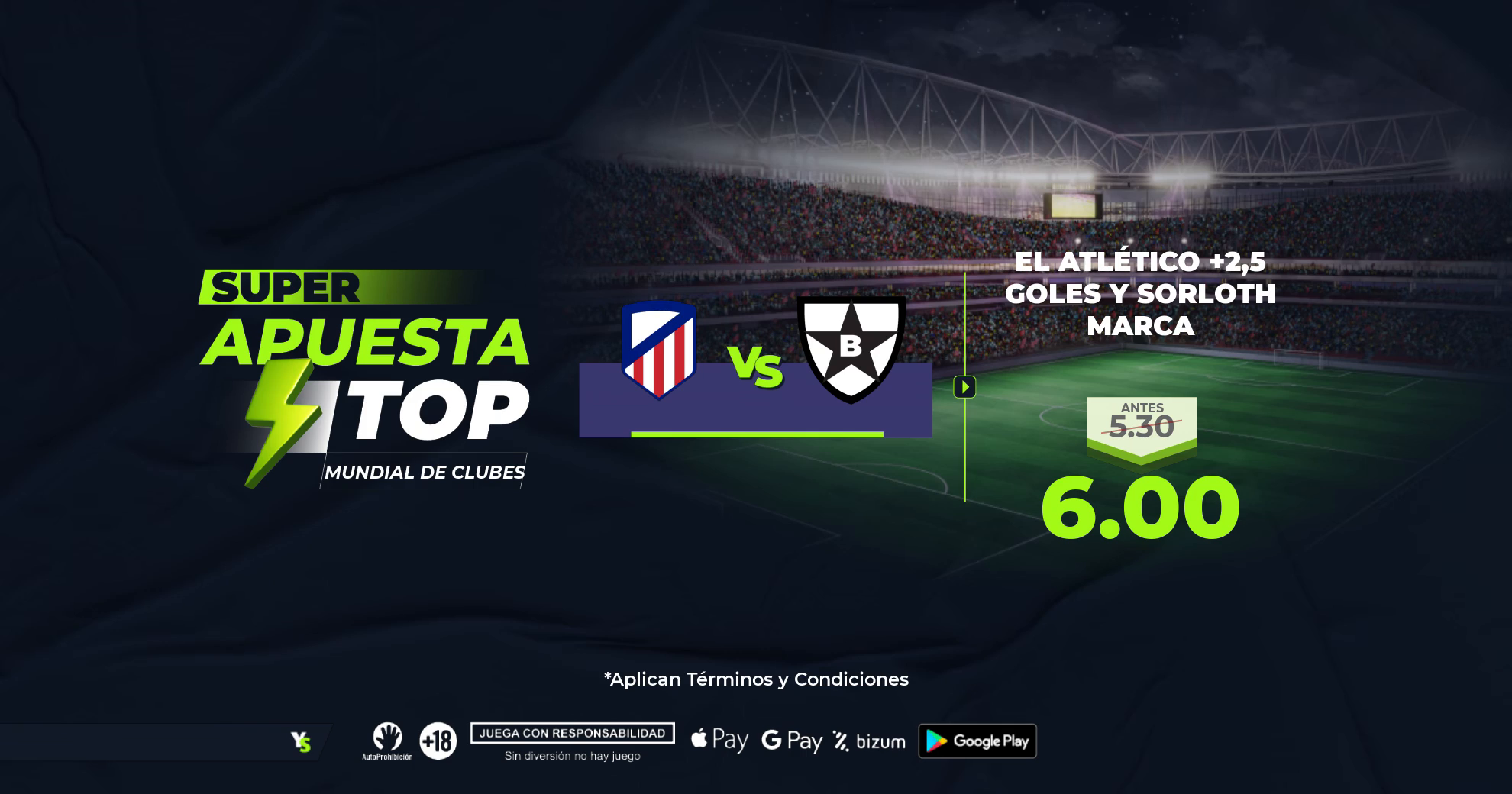 Atlético vs Botafogo: Goles y Sorloth para una goleada obligada