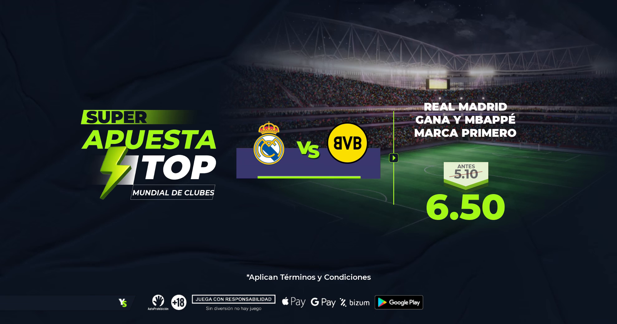 Real Madrid vs Dortmund: Un cuotón con Mbappé como ‘abrelatas’