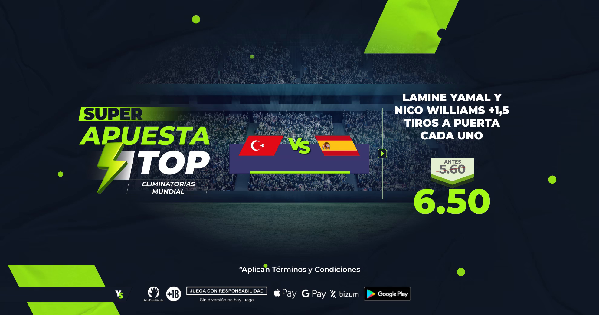 Partidazo de Turquía vs. España. Así va la Eliminatoria al Mundial