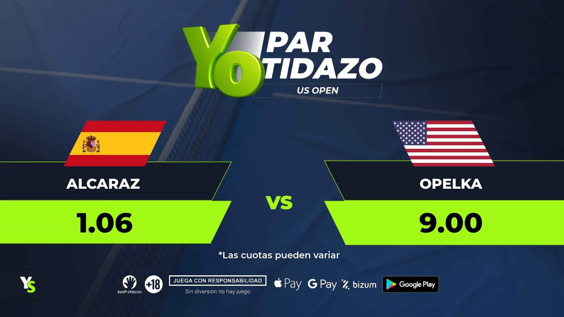 Carlos Alcaraz vs Reilly Opelka: durísimo debut para el español en el US Open