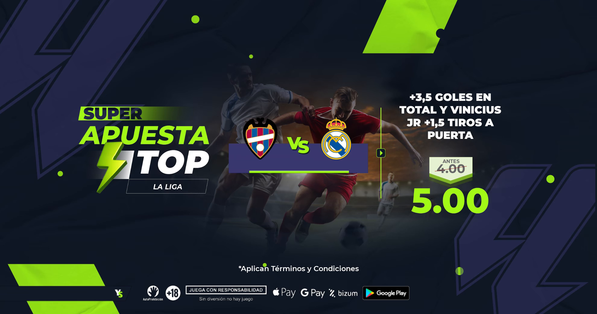 Levante vs Real Madrid: Goles y un Vinicius hiperactivo