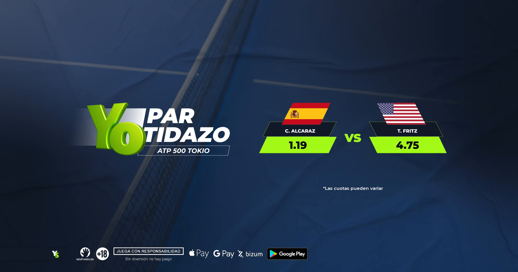 Carlos Alcaraz vs Taylor Fritz: análisis, horario y dónde ver la final del ATP de Tokio